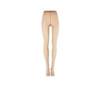 WOLFORD Medias de moda VELVET NET ILLUSION Fairly Light/White beige | S