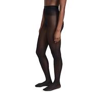 Wolford, Medias negras semitransparentes con efecto revitalizante, acabado con exclusivo hilo Synergym (M), Negro , Medium