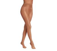 Wolford Medias neón 40 para mujer, 40 denier, semitransparentes, con brillo brillante, cintura elástica suave, puntera reforzada invisible, Gobi_gobi, XL