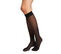 Wolford Pure Energy 30 Leg vitalizer Ceñidos, 30 DEN, Negro (Black 7005), L para Mujer