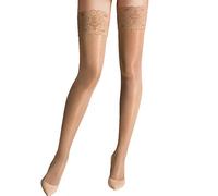 Wolford Satin Touch 20 Stay-Up Ceñidos, 20 DEN, Beige (Beige Caramel), M para Mujer