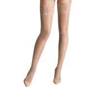 Wolford Satin Touch 20 Stay-Up Medias, 20 DEN, Beige (Cosmetic 4273), L para Mujer