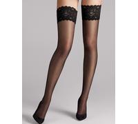 Wolford Stay-Up Satin Touch 20 Medias Sin Tirantes 20 DEN Transparentes