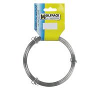 Wolfpack 1010458 Alambre galvanizado nº6 1,1 mm, rollo de 1000 gramos