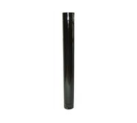 Wolfpack 22011015 Tubo Estufa Vitrificado, Negro, 120mm