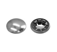 WOLFPACK LINEA PROFESIONAL 00000000 Tapon Recambio Rueda Carretilla Sacos (2 Unidades), Metalizado