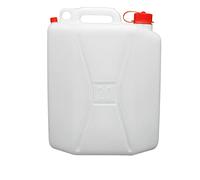 WOLFPACK LINEA PROFESIONAL 20 litros Bidon Garrafa Plastico Alimentario, Blanco