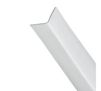 WOLFPACK LINEA PROFESIONAL 2540255 Perfil PVC Angulo 25x25 mm. Blanco Barra 2,5 Metros, Multicolor