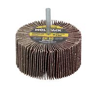 WOLFPACK LINEA PROFESIONAL Abanico Lija Grano 80 Medida Ø 80 x 40 mm.