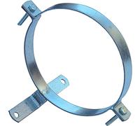WOLFPACK LINEA PROFESIONAL Abrazadera para Tubo Estufa Galvanizado con Soporte 110 mm.