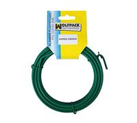 WOLFPACK LINEA PROFESIONAL - Alambre Plastificado (Rollo 25 Metros) Verde Nº 16 / 2.7 mm.