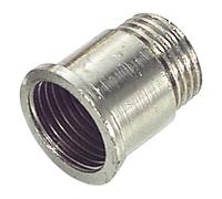 WOLFPACK LINEA PROFESIONAL - Alargadera Redonda Cromo 1/2" x 20