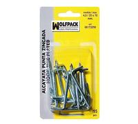 WOLFPACK LINEA PROFESIONAL Alcayata Punta Zincada 3.5/19 x 60 mm