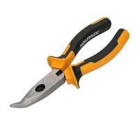 WOLFPACK LINEA PROFESIONAL Alicates Boca Curva 150 mm. Acero DIN 5745 Alicates Punta Curva, Alicates Boca Curva Larga,