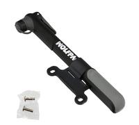 WOLFPACK LINEA PROFESIONAL Bomba para Bicicletas, Inflador para Bicicleta, Bomba Patinete. Valvulas Schrader, Dunlop y Presta 8 Bares, con Soporte Bici