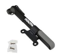 WOLFPACK LINEA PROFESIONAL Bomba para Bicicletas, Inflador para Bicicleta, Bomba Patinete. Valvulas Schrader, Dunlop y Presta 8 Bares, con Soporte Bici