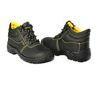 WOLFPACK LINEA PROFESIONAL - Botas Seguridad S3 Piel Negra Nº 45 Vestuario Laboral,calzado Seguridad, Botas Trabajo. (Par)