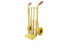 WOLFPACK LINEA PROFESIONAL 11090095 Carretilla Almacen/Sacos con Pala Abatible Ruedas Macizas Llantas de plástico, Multicolor