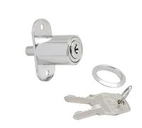 WOLFPACK LINEA PROFESIONAL Cerradura Puerta Corredera con Pulsador 347/27 mm. Cromado