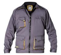 WOLFPACK LINEA PROFESIONAL Chaqueta de Trabajo Gris/Amarillo Talla 48/50 M