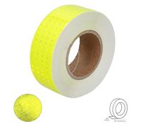 WOLFPACK LINEA PROFESIONAL Cinta Adhesiva Reflectante Amarillo Claro 50 mm. x 33 metros. Uso doméstico.
