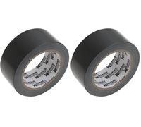 WOLFPACK LINEA PROFESIONAL - Cinta Americana Muscle Color Negro 48 mm. x 10 mertos. Super Resistente, Sellar, Reparar, Unir, Fijar, Sujetar, Empaquetar. (Paquete de 2)