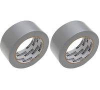 WOLFPACK LINEA PROFESIONAL - Cinta Americana Muscle Gris 48 mm. x 10 mertos. Super Resistente, Sellar, Reparar, Unir, Fijar, Sujetar, Empaquetar. (Paquete de 2)