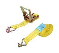 WOLFPACK LINEA PROFESIONAL Cinta De Amarre con Ratchet 6 Metros x 38 mm. Trinquete Metalico Automatico, Cincha, Eslinga Mercancia, Correa Sujeción