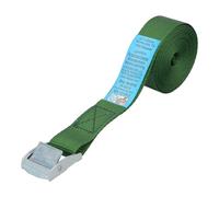 WOLFPACK LINEA PROFESIONAL Cinta De Amarre con Trinquete 4 Metros x 25 mm. Trinquete Metalico Automatico, Cincha, Eslinga Mercancia, Correa Sujeción