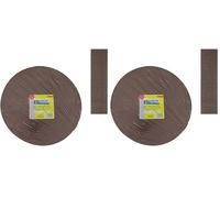 WOLFPACK LINEA PROFESIONAL - Cinta Persiana Marrón 18 mm. Rollo 50 Metros (Paquete de 2)