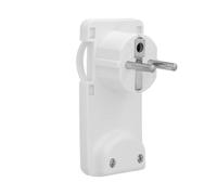 WOLFPACK LINEA PROFESIONAL Clavija Enchufe Ultraplano 7 mm. con Asas De Extraccion 16 A - 250 V. Tras Muebles, 3 Cables, Toma Schuko