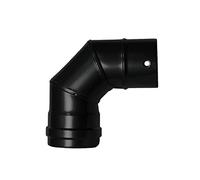 WOLFPACK LINEA PROFESIONAL - Codo Estufa Pellet Vitrificado Ø80 mm 90°