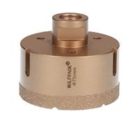 WOLFPACK LINEA PROFESIONAL - Corona Diamante Para Amoladora Ø 75 mm. Conexión Rosca M14. Corte Seco