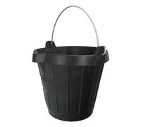 WOLFPACK LINEA PROFESIONAL Cubo Obra Industrial Goma 10 litros con Pico Vertedor. Base y Laterales Reforzado. Espesor 1 cm. Espuerta Obra, Cubo Goma Obra