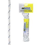 WOLFPACK LINEA PROFESIONAL - Cuerda Nylon Alta Tenacidad Blanca / Azul (Madeja 10 m.)