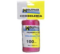 WOLFPACK LINEA PROFESIONAL - Cuerda Trencilla Polipropileno Roja (Bobina 100 Metros)
