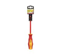 WOLFPACK LINEA PROFESIONAL Destornillador Plano Aislado Certificado VDE 1.000 V. 1.0 Ø 5.5 x 125 mm
