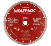 Wolfpack linea profesional disco diamante Ø 230 mm. porcelanicos, gre