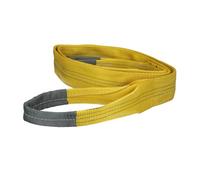 WOLFPACK LINEA PROFESIONAL 15030217 Eslinga Plana Doble Banda 3.000 Kg. Factor Seguridad 7:1, Longitud: 3 Metros Ancho 9 cm. 100% Poliester. Color Amarilla, Multicolor, Individual