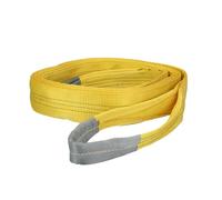 WOLFPACK LINEA PROFESIONAL Eslinga Plana Doble Banda 3.000 Kg. Factor Seguridad 7:1, Longitud: 6 Metros Ancho 9 cm. 100% Poliester. Color Amarilla