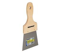WOLFPACK LINEA PROFESIONAL Espatula Techos Mango Madera Hoja Acero 90 x 100 mm.