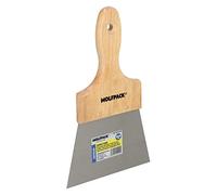WOLFPACK LINEA PROFESIONAL Espatula Techos Mango Madera Hoja Acero 90 x 140 mm.