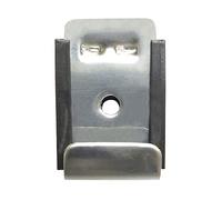 WOLFPACK LINEA PROFESIONAL Grapa Espejo Graduable Inoxidable 25x30 Juego 4 piezas