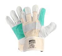 WOLFPACK LINEA PROFESIONAL - Guantes Americano Serraje Palma Reforzada (Par)