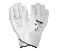 WOLFPACK LINEA PROFESIONAL Guantes De Trabajo De Piel Flor De Vacuno, Proteccion Laboral, Riesgos Mecanicos, Guantes De Seguridad De Cuero. Talla 11"