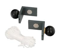 WOLFPACK LINEA PROFESIONAL Juego Angulares Magneticos Para Reglas 40x40 mm. Nivel Pared, Nivelador Pared.