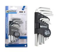 WOLFPACK LINEA PROFESIONAL - Juego Llaves Allen 9 Piezas