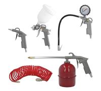 WOLFPACK LINEA PROFESIONAL Kit Accesorios Para Compresor Aire Comprimido 5 Piezas Con Click Rapido