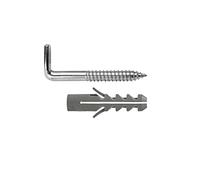 WOLFPACK LINEA PROFESIONAL 13136405 Kit Sanitario Alcayata con Taco Expansión Ø 12 x 60 mm. Fijación Calentadores/Termos De Agua, Multicolor