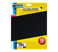 WOLFPACK LINEA PROFESIONAL Lija Hierro Grano Medio (Pack 10 Pliegos)
